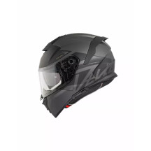 Casco Devil MN — XL, gris mate, integral